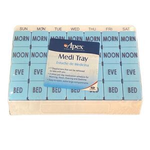 NEW Apex Medi Tray Large 7 Day Pill Tray